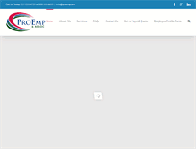Tablet Screenshot of proemp.com